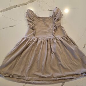 H&M Beige V-Neck Top